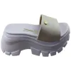 Vizzano Kelby Womens Comfortable Platform Fashion Slides Sandals [10 AUS or 41 EUR / Off White]