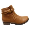 Orizonte Devo Womens European Comfortable Leather Ankle Boots [6 AUS or 37 EUR / Tan, 9 AUS or 40 EUR / Black, 10 AUS or 41 EUR / Tan] {three} (ILOVEBOOTS)