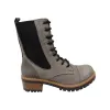 Orizonte Kempsi Womens European Comfortable Leather Ankle Boots [8 AUS or 39 EUR / Grey, 10 AUS or 41 EUR / Black] {two} (ILOVEBOOTS)