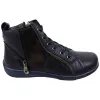 Orizonte Bangle Womens European Comfortable Leather Ankle Boots [7 AUS or 38 EUR / Black] (ILOVEBOOTS)