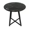 Mitre 10: Marble Side Table Black