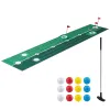 DSZ Keezi Kids Golf Putting Game Set with Golf Club, Putting Mat, 12 Balls, 3 Target Holes, Indoor Outdoor Mini Golf Toy for Ages 3-8