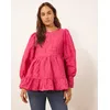 Atmos&Here Maternity  Maternity Kaia Burnout Top - Pink [AU 4]