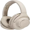 The Good Guys: Audio Technica Noise Cancelling Headphones Beige (Brown) ATATH-S300BTBG