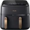 Philips Series 3000 Dual Basket Airfryer XXL /Copper Charcoal Black/Copper NA352/00