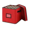 DSZ Jingle Jollys Christmas Baubles Storage Box 64 Dividers Xmas Ornaments Container {7days}