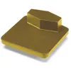 Husqvarna VARI-GRIND Redi Lock G674S 30 Grit Soft Concrete Diamond Single Segment Grinding Shoes - Gold - 3 Pack - 503885503