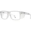 Liive Z CHISEL Clear Lens Black Frame Safety Glasses - LS105C