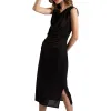 David Lawrence Sella Mesh Midi Dress in Black [4]