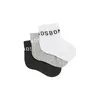 Baby Active Quarter Crew Socks 3 Pack - White/Grey/Black [5-8 (2-4 Years), 2-4 (1-2 Years)] {7days}