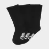 gluestore: Glue Socks 3 Pairs of Crew Socks - Black, 7-9, 3-6, 10-12 {three}