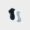 gluestore: Glue Socks Glue 3 Pack Multi Colour Ankle - 10-12, White Grey Black, 7-9, 3-6 {three}