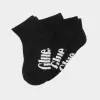 gluestore: Glue Socks 3 Pairs of Ankle Socks - 3-6, 7-9, 10-12, Black {three}
