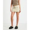 INSIGHT Fantasy Cord Low Rise Skirt in Clay Natural [NAT, M, S]