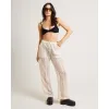 SUBTITLED Zulu Crochet Cargo Pants in Milky White [M, S, XS, WHT]