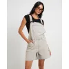 INSIGHT Longline Overdye Overalls in Peachy [S, XS, PCH]