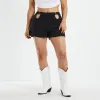 ALICE IN THE EVE Maeve Cut Out Shorts [BLK, M]