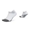 FEETURES ELITE LIGHT CUSHION NO SHOW SOCKS - 1 PAIR - WHITE [XL] {7days}
