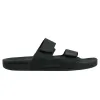 Quiksilver Rivi Leather Mens Slides Black [US 12] {7days}