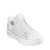 Skechers Slip-Ins: Premium Leather Snoop One - Rhine-Stoned - White  Mesh/ Silver [WHT 5]