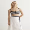 Ciao Lucia Celine Top - BLACK BLK / L