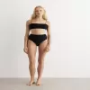 Incu: Toteme Smocked Bikini Bottoms - BLACK 200 / XS