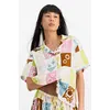 Sleep Satin Shirt - Paradise Postcard [S, L, XL, M] {1day}