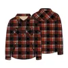 Tradie Jacket Sherpa Red Check Large {7days}