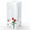 SLUBAN Sluban Red rose with diy vase 258 pcs