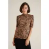 Seed Heritage: High Neck Animal Top [XXS, XS, S, L, XL]
