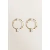 Round Pearl Earrings (Take A Further 25% Off Sale)