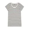 Wo's Loop Stripe Tee  | 4023S [XSM, SML] {two}