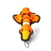 Multipet Cross Ropes Duck Orange Dog Toy [One Size] {7days}