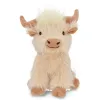 Multipet Highland Cow White Plush Dog Toy [One Size] {7days}