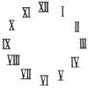 CARBATEC Carbatec Clock Number Set - Roman - Black 5\/8\