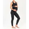Black Prenatal Active Tights