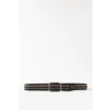 Cotton On Men Avenue Braided Belt - black/dusty pink/lt grey/burnished silver [S/M, L/XL]