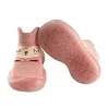 Anti-Slip Baby Toddler First Walking Sock Shoes, [Cute Animal] Cotton Lightweight Slip-On Shoes with Soft Rubber Sole Unisex Non-Skid Indoor Outdoor Floor Slipper Breathable Kid Girls Boys Socks Boots {Slippers} (Shoes)