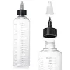2Pcs Applicator Bottle for Hair 8.5oz Empty Squeeze Hair Oiling Bottle Plastic Hair Color Dispenser Container for Scalp Root Dye Container with Clear Graduated Scale Twist-On Top Tip Cap {Applicator Bottles} (Hair Care)