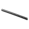 Fellowes 52326 Plastic Binding Combs - Round Back, 1/2 Inches, 90 Sheets, Black, 100 Pack {Binding Machines & Accessories} (Pack of 100) (Warehouse)
