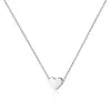 Gold Silver Heart Pendant Necklace for Women Girls Cute Dainty Jewellery {Necklaces} (Jewellery)