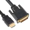 Astrotek 30AWG OD6.0 mm Male to Male HDMI to DVI-D Adapter Converter Cable, Black, 3 Meter {PC Accessories} (Computers)