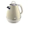 Ariete Vintage 2869 Kettle, Electric Kettle with Visible Water Level, 360° Wireless Base, Automatic Shut-off, Tea Filter, Capacity 1.7 L, Stainless Steel, 2000W, Beige {Electric Kettles}
