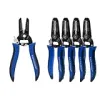 KAIHAOWIN 5 Pack Wire Stripper and Cutter with Safety Lock and Spring Loaded Professional Stripping Pliers Electrican Tool Small Gauge for 10-22 AWG Stranded Wire {Wire Strippers}