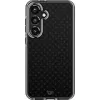 Tech21 Evo Check for Samsung S24+, Scratch-Resistant Shockproof Mobile Phone Case Cover, Protection - Smokey/Black {Basic Cases}
