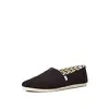 TOMS Men's Alpargata Classic Slip-On, Black Recycled Cotton Canvas, US 7 {Loafer Flats}