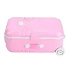 Caredy Mini Luggage Box, Wheeled Suitcase, Sturdy and Durable Suitcase Toy, Baby Toy, Kids, Pink {Kids' Luggage}