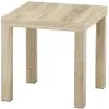 Fuji Boeki 40916 Cube-Shaped Low Table, Side Table, Width 15.7 x Depth 15.7 x Height 15.7 inches (40 x 40 x 40 cm), Natural {Coffee Tables} (Furniture)
