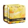 Beenleigh Hard Pineapple Crush 4.5%, 375 ml (Pack of 4) {Pre-mixed & Ready to Drink} (Booze)