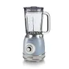 Ariete Vintage 583 Glass Blender, Multifunctional Blender with 4 Blenders, 4 Speeds + Pulse, Ice Crusher Function, 1.5 Litre Capacity, 1000W, Light Blue {Jug Blenders} (Household Appliances)